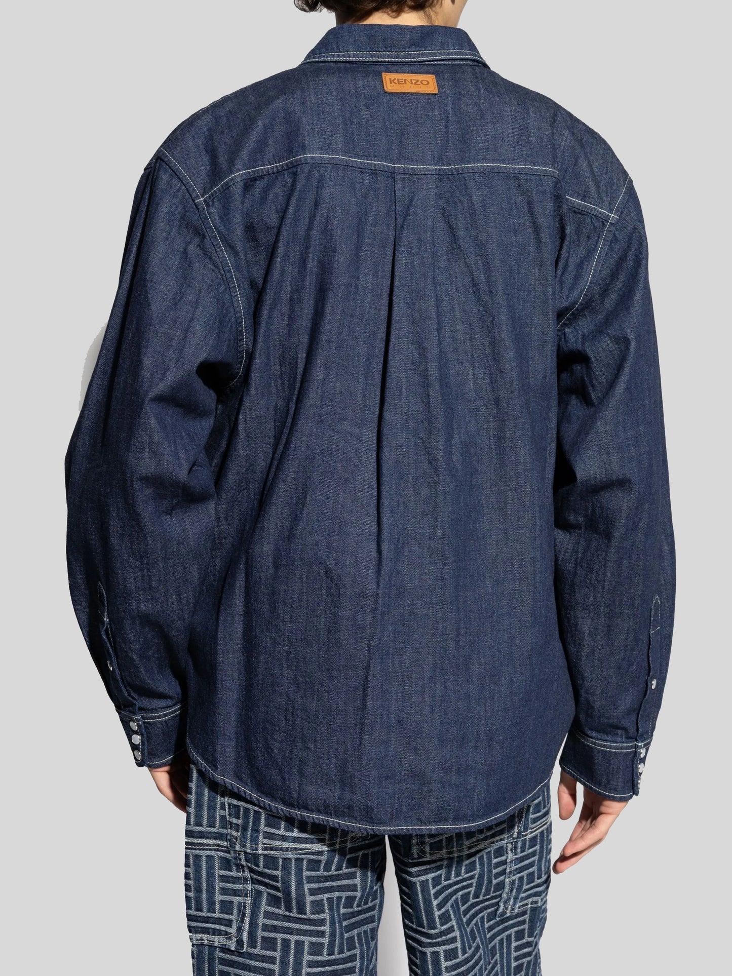 Logo Denim L/S Shirt