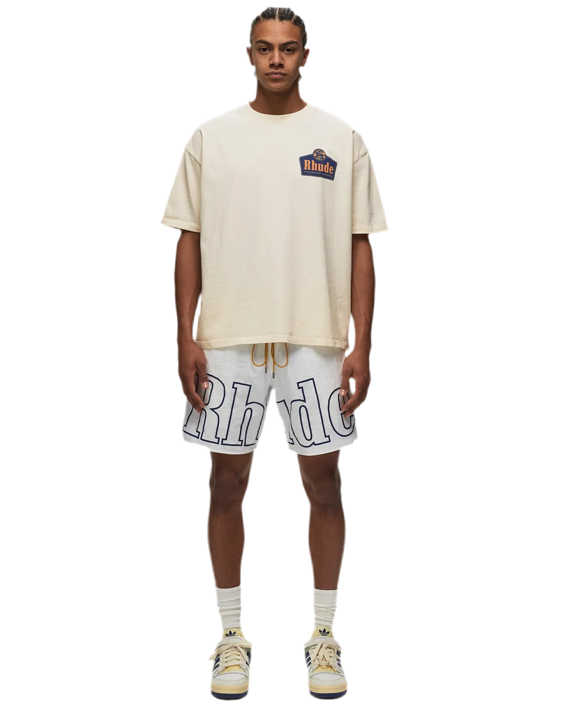 Rhude Grand Crue Tee Beige.
