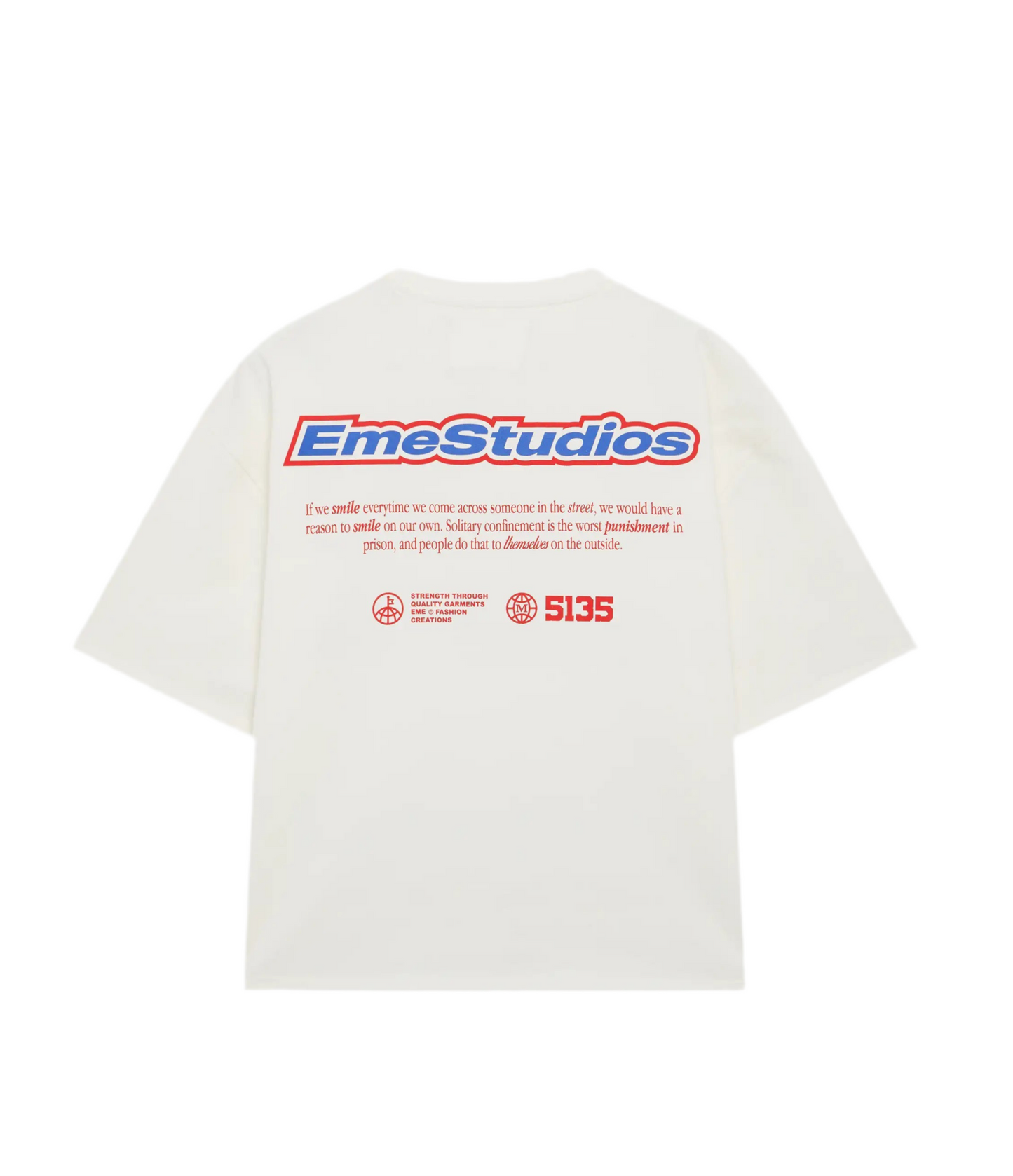GRIN BLUED OVERSIZED TEE