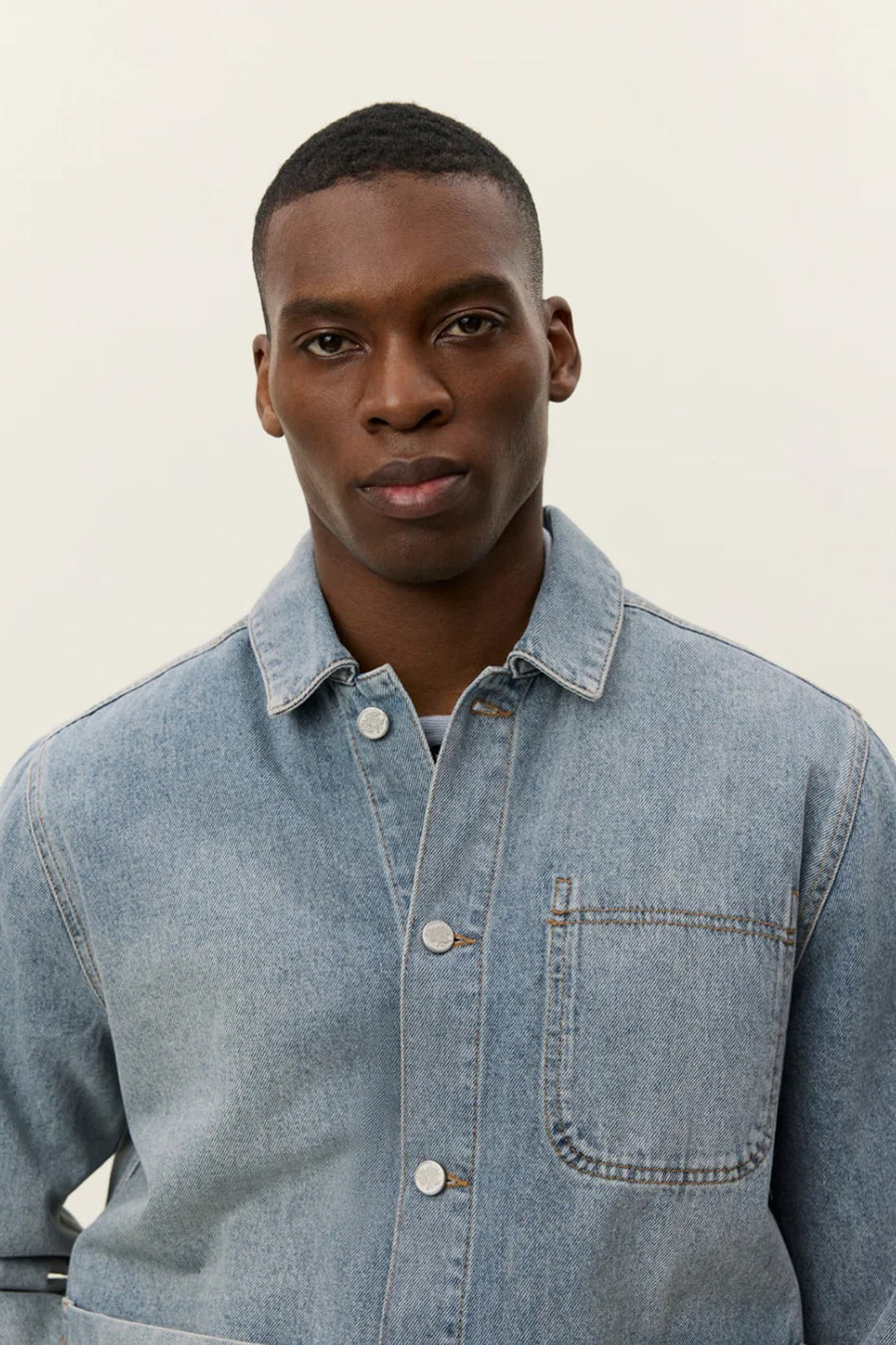Layton Washed Denim Overshirt