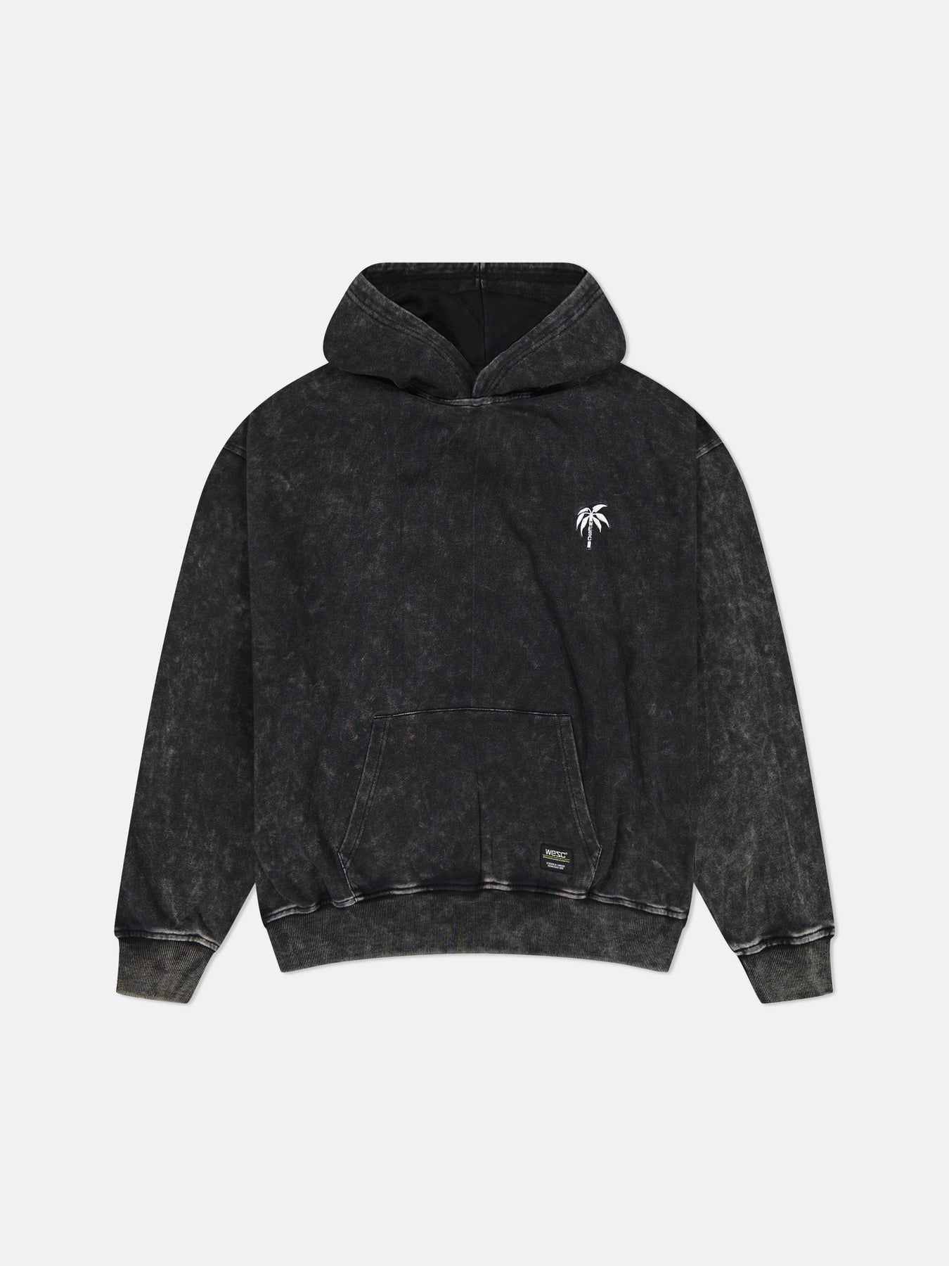 Hoodie Enzyme Washed Palm Logo