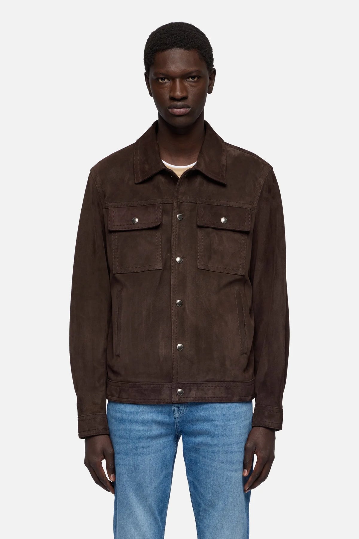 Modern Straight Game - Suede Espresso
