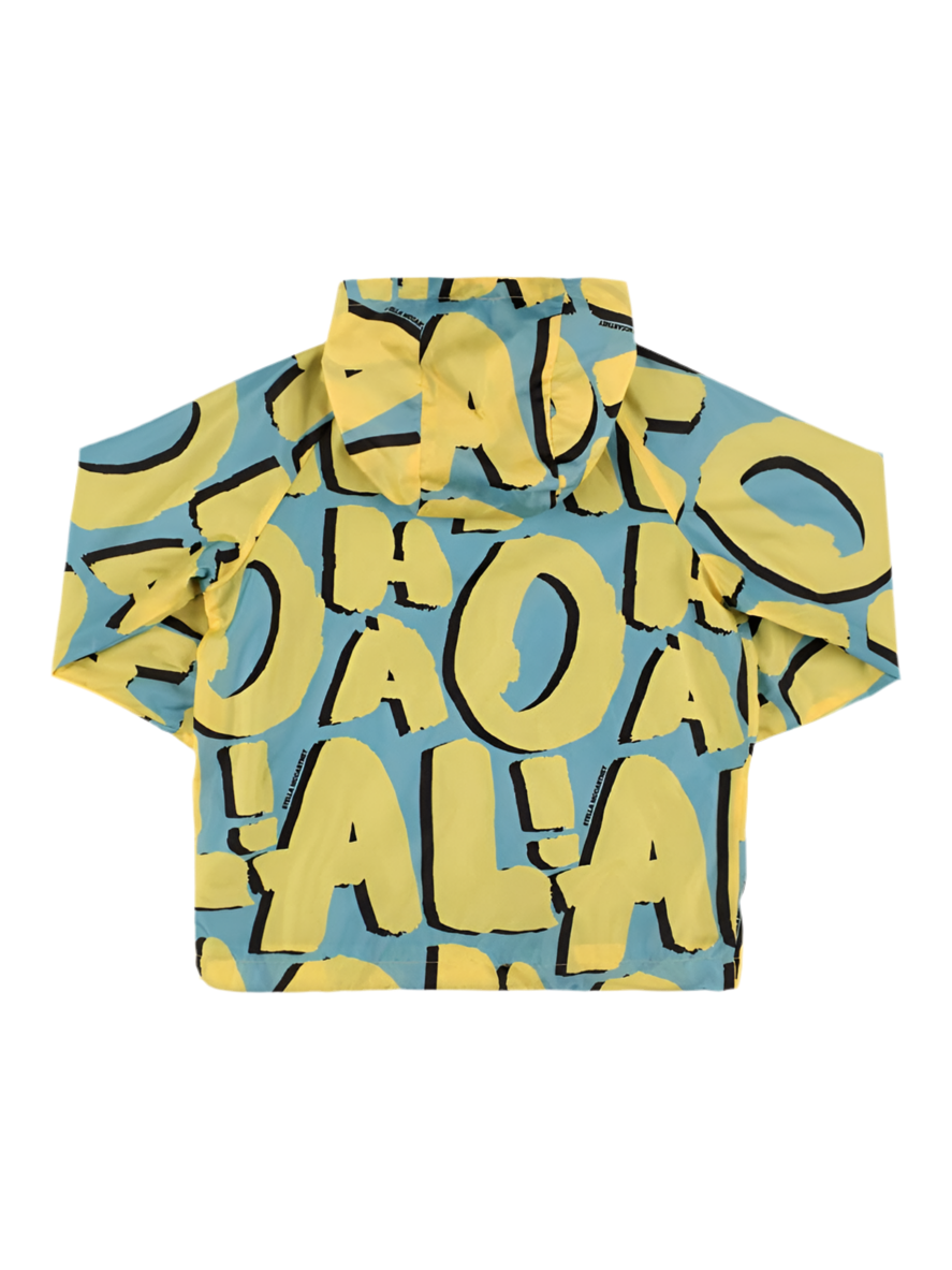 Chaqueta de nylon con estampado