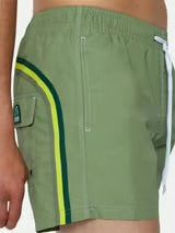 Elastic Waist Green Dust