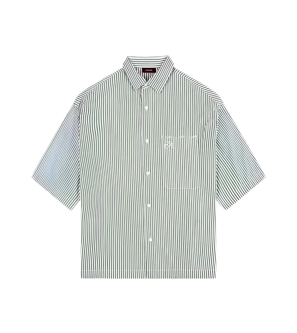 Zanerobe Crop Shirt Rayas Vedes