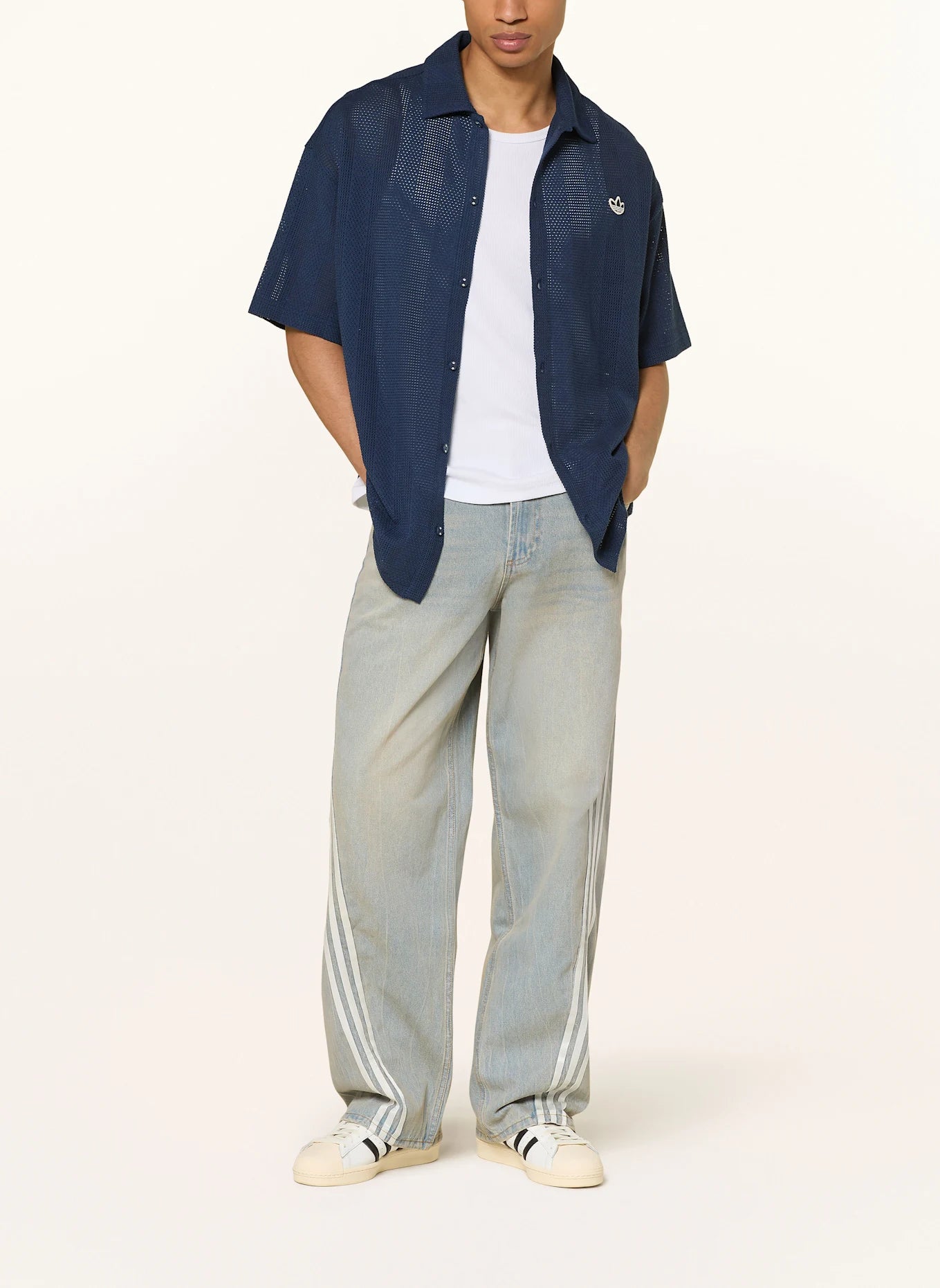 Adidas Originals
Camisa de manga corta para hombre SUMMER KNIT SHOOTING Comfort Fit en azul
