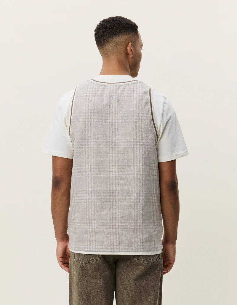 Woven Check Tank Top