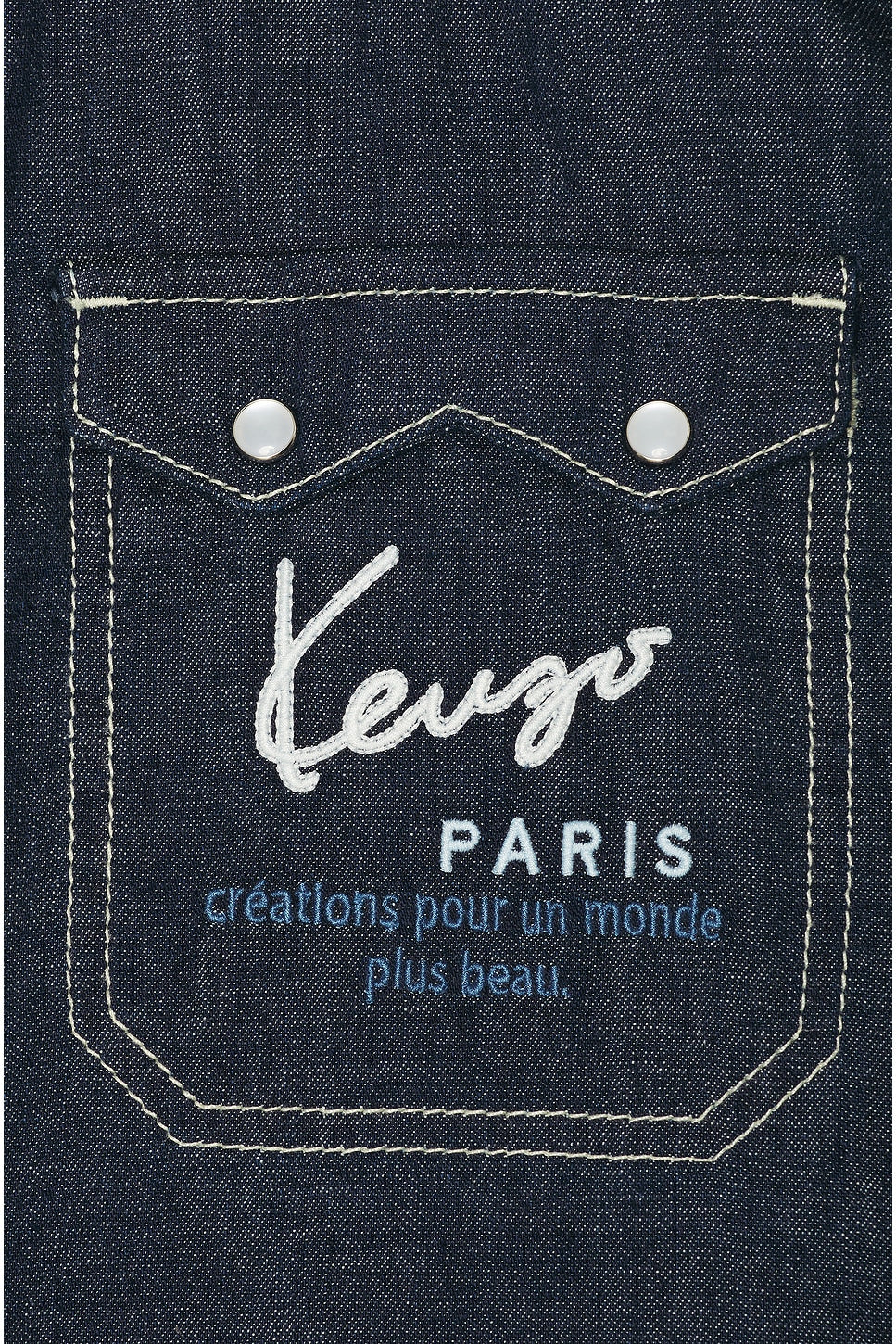 KENZO SHIRT JEANS LONG SLEEVE