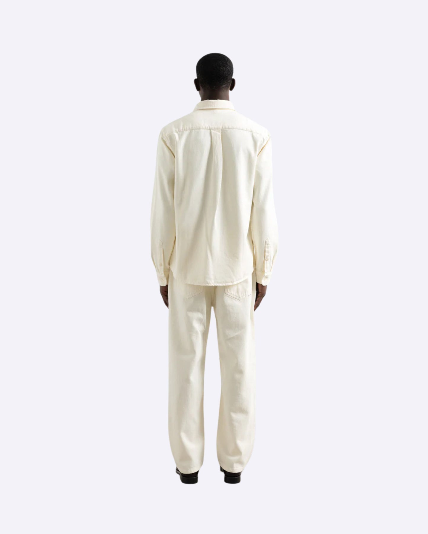 Duck Denim Shirt Plain Off White