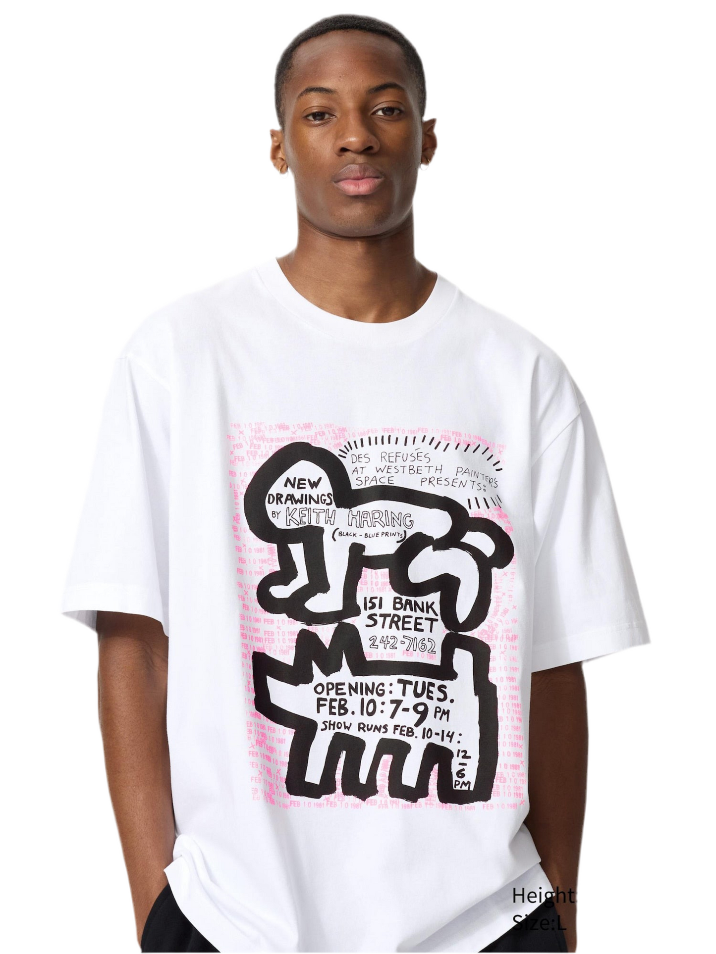 NEW DRAWINGS T SHIRT by KEITH HARING