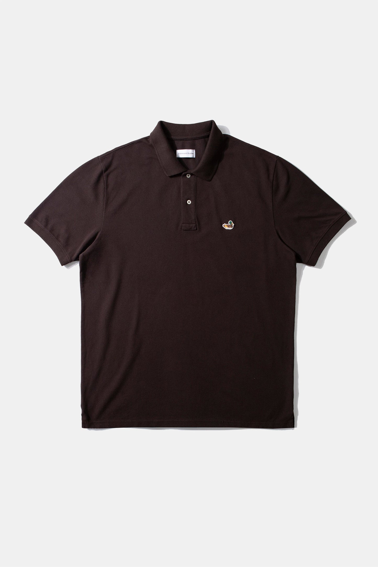 Edmmond Studios Wilson Polo Plain Chocolate