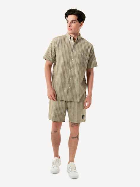 Austin Shorts Yarn-Dye Mini Vertical Stripes