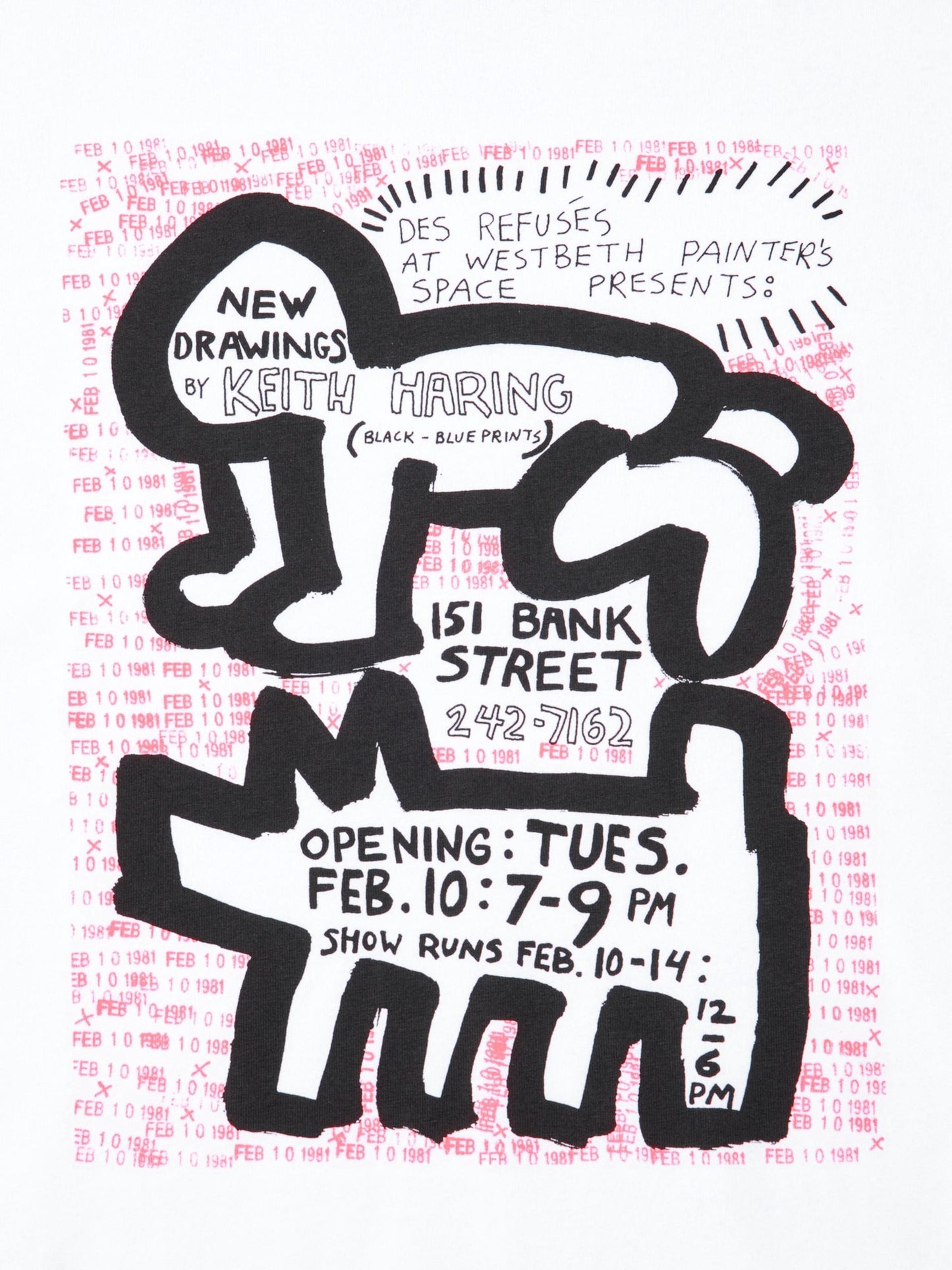 NEW DRAWINGS T SHIRT by KEITH HARING