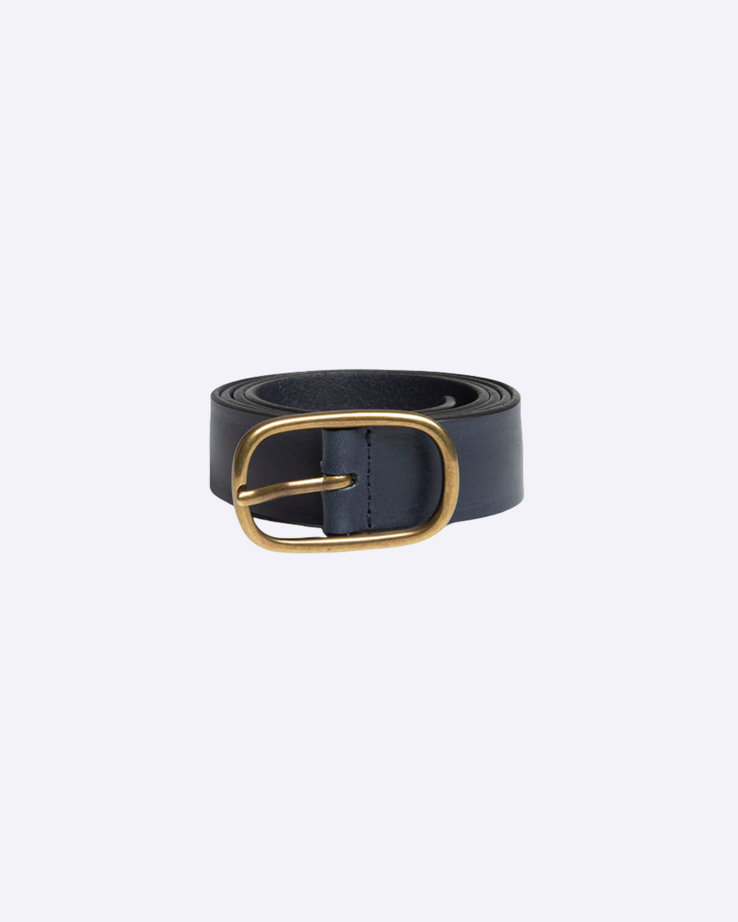 New Raw Belt Plain Navy