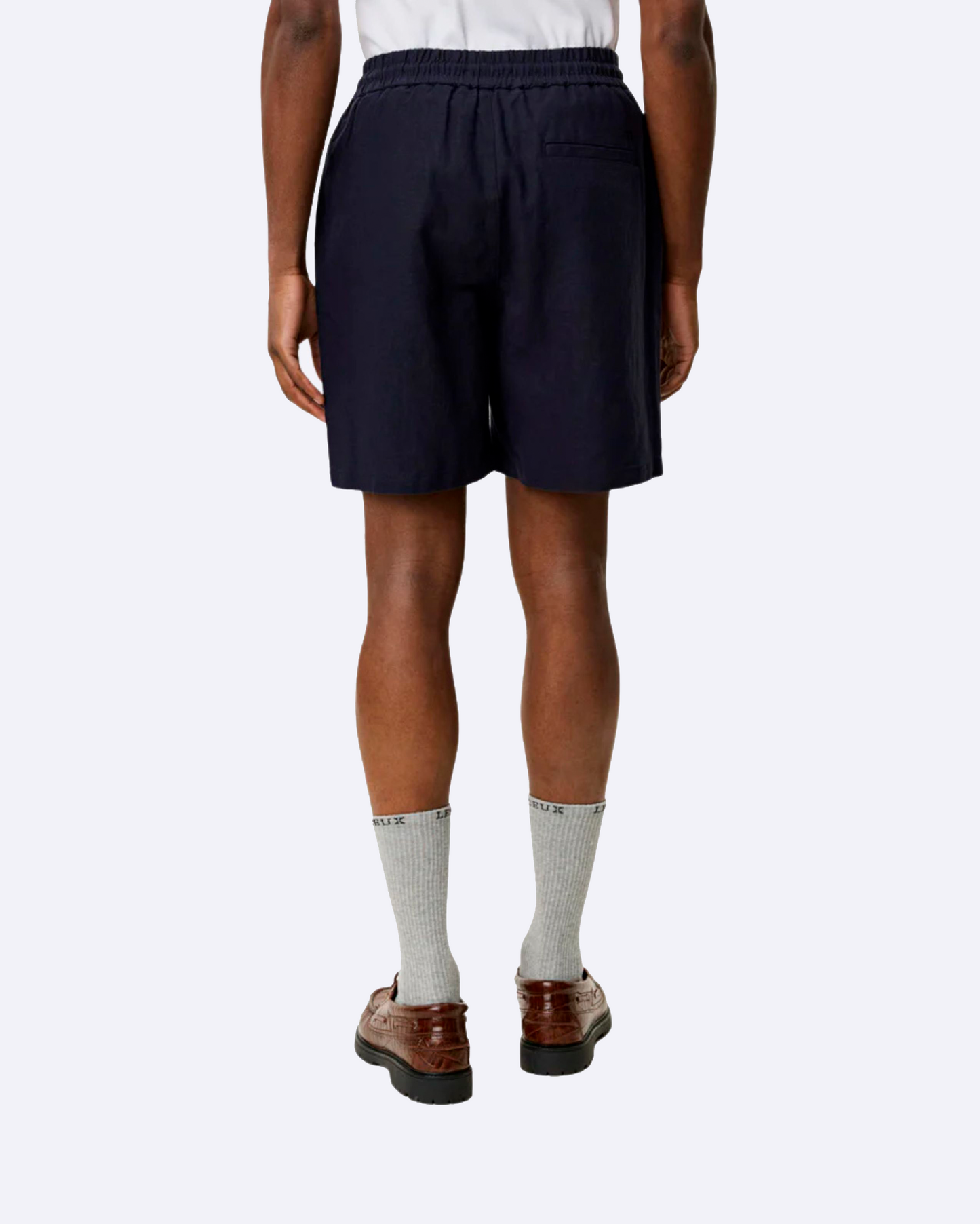 Otto Linen Shorts Dark Navy