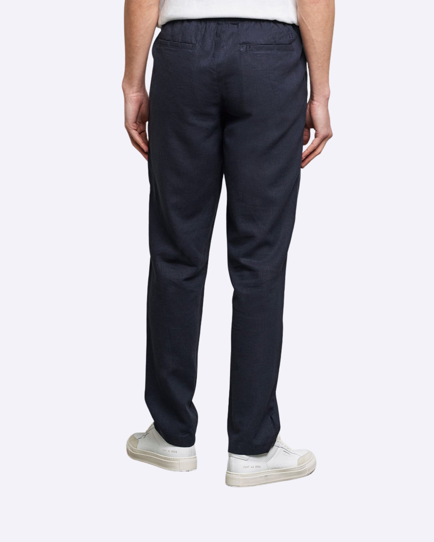 Patrick Linen Pants Dark Navy