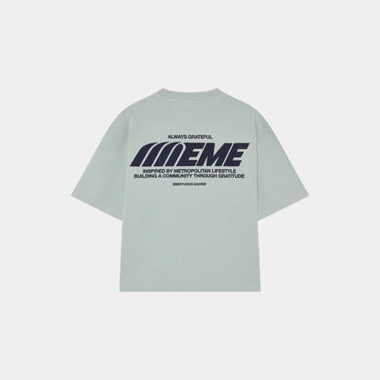 Zephyr Heather Grey Oversized tee.