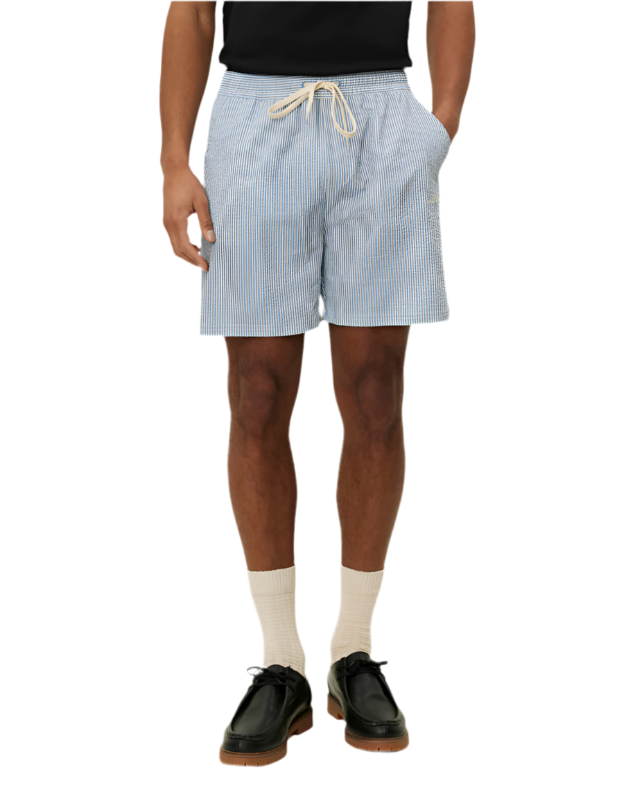 Stan Stripe Seersucker Swimshort