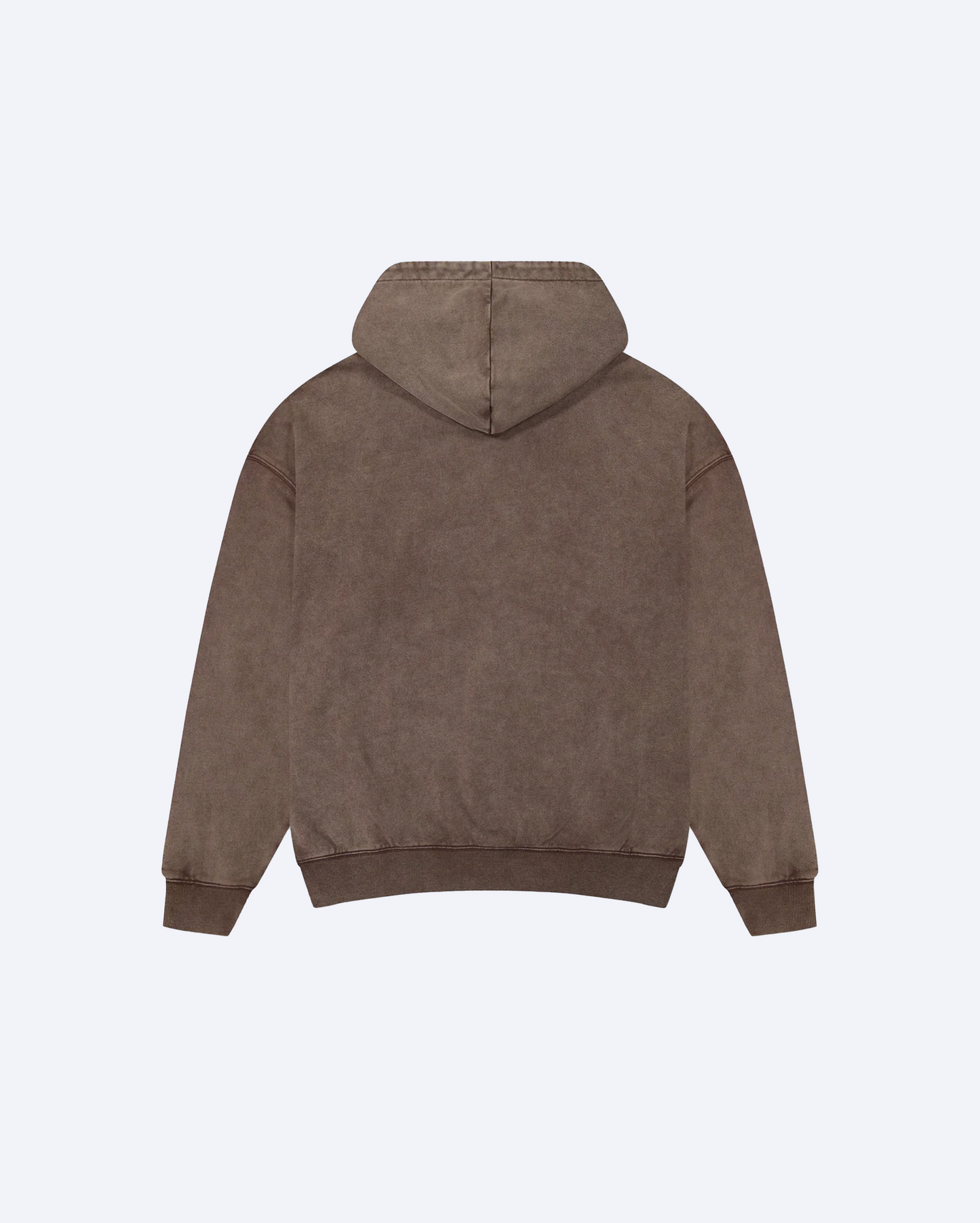Dropped Shoulder Hoodie Chocolate