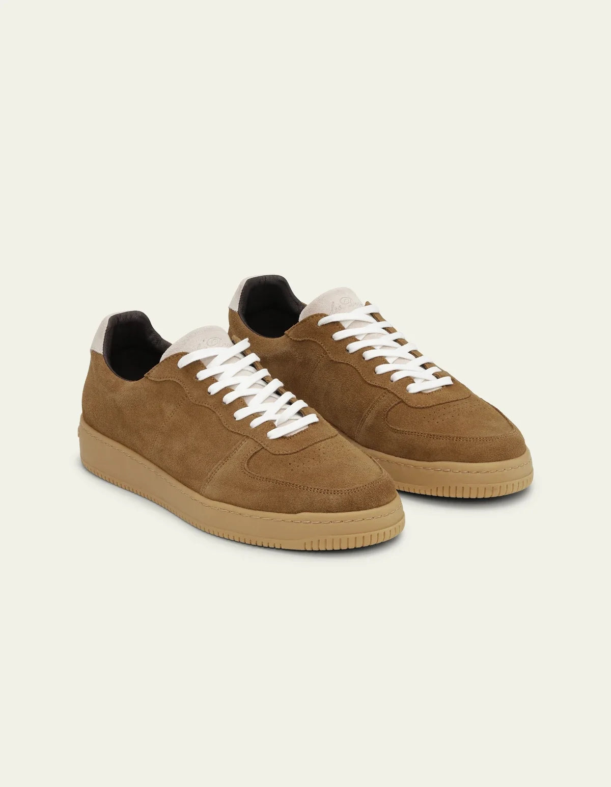 Suede Sneaker - Bone Brown