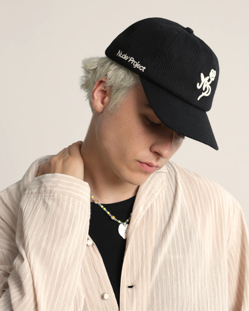 Waffle Cap Black