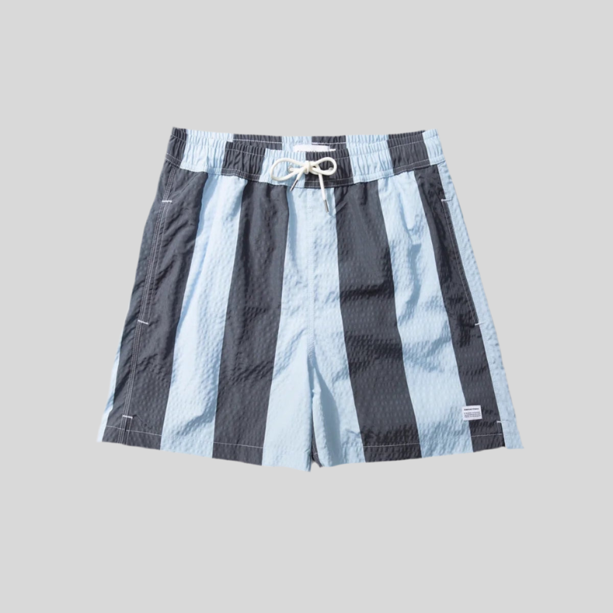 Seersucker Blue Stripes Swimshorts