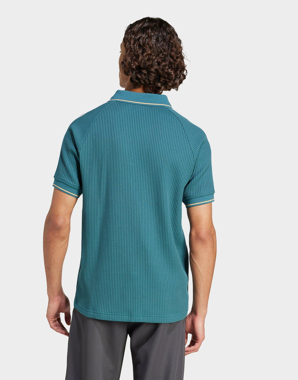 Waffle Knit Polo Shirt