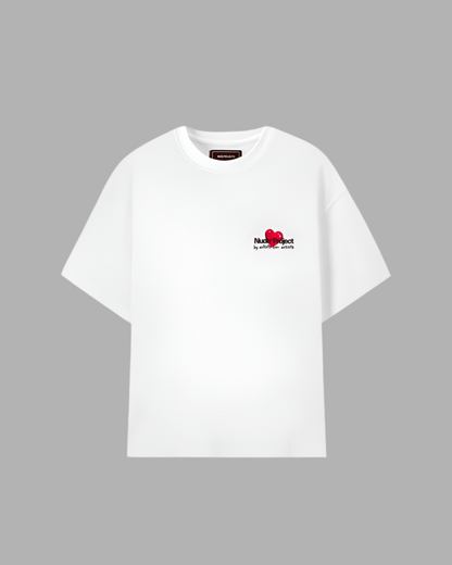 Metal Cherry Tee White