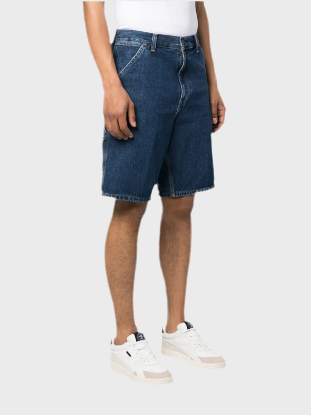 Short Denim Single Knee