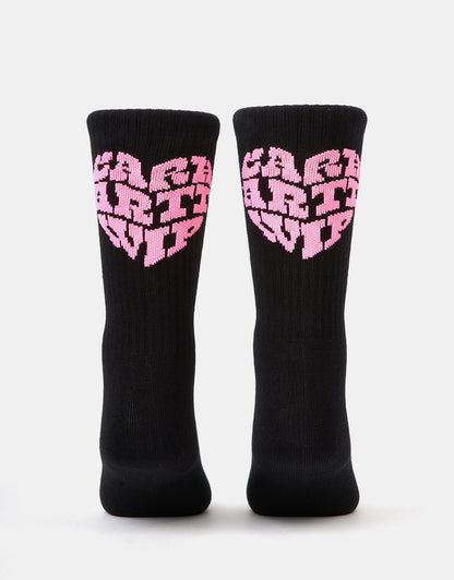 Heartbreak Black Socks