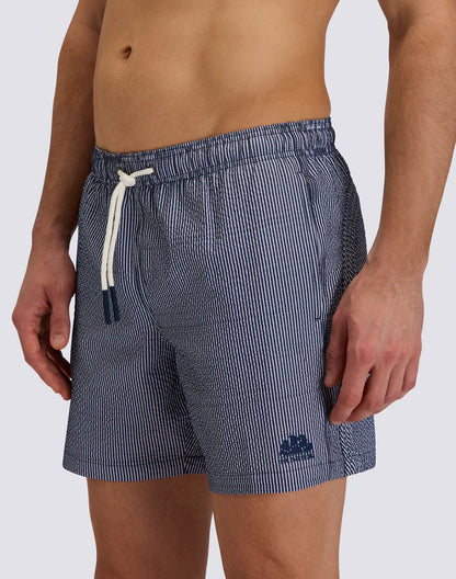 Goldenwave Elastic Waist Swinsuit Striped Blue