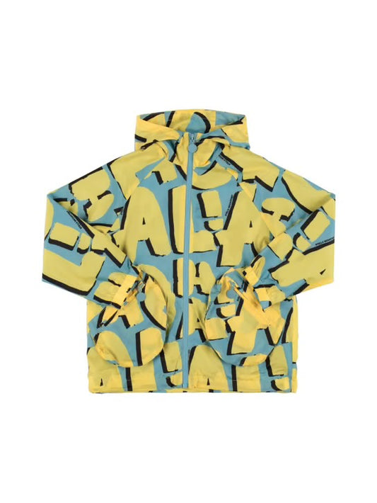 Chaqueta de nylon con estampado