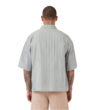 Zanerobe Crop Shirt Rayas Vedes