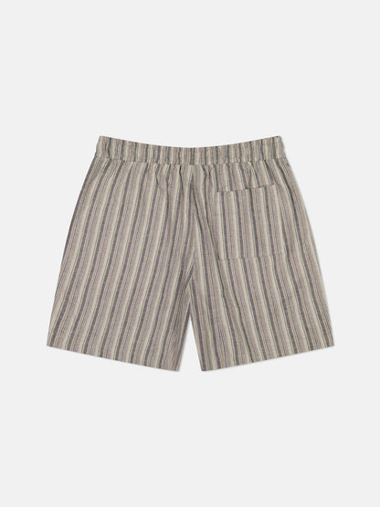 Austin Shorts Vertical Stripes Grey