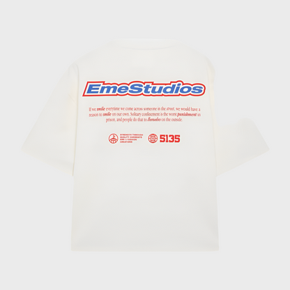 Grin Blued Oversized Tee