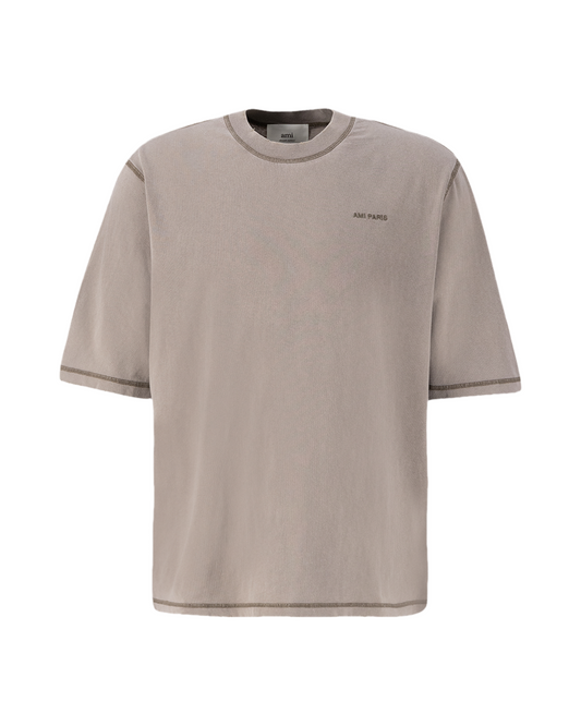 Gray Fade Out T-shirt AMI Paris
