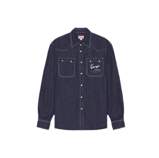 KENZO SHIRT JEANS LONG SLEEVE
