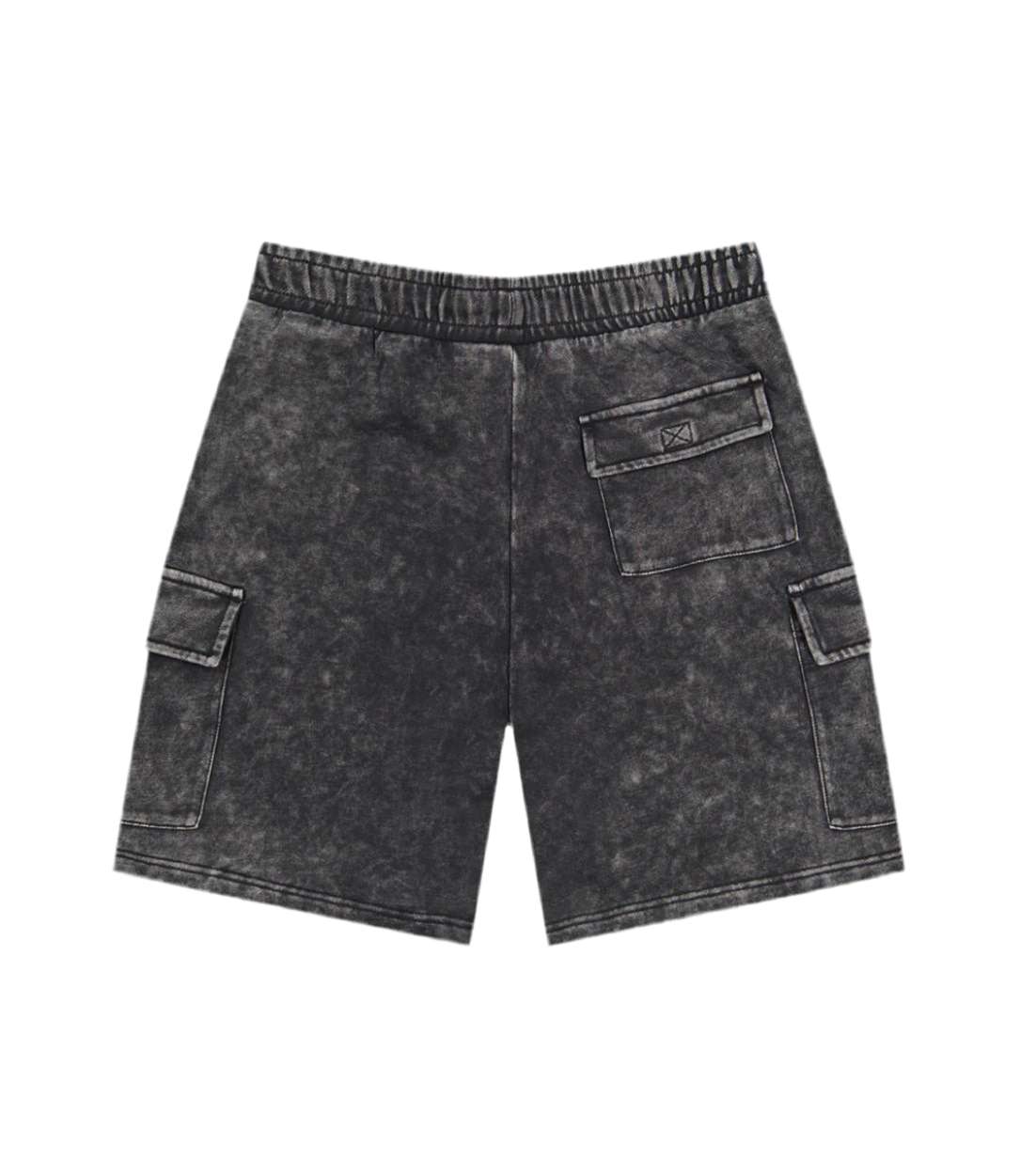 Marly Cargo Shorts Enzyme Washed Palm Logo
