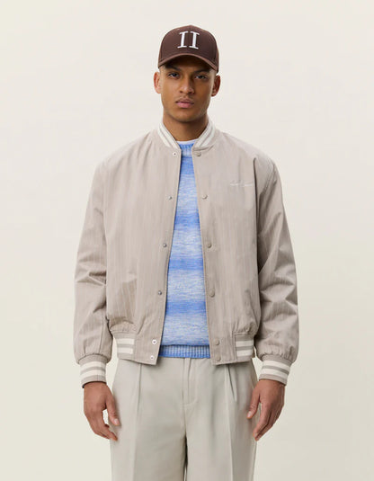 Varsity Tech Pinstripe Jacket