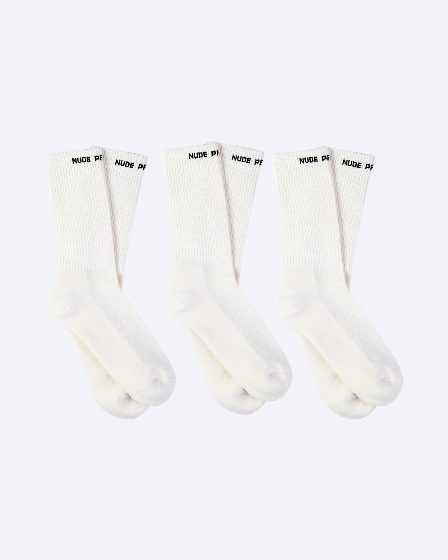 All day Socks White 3xPack