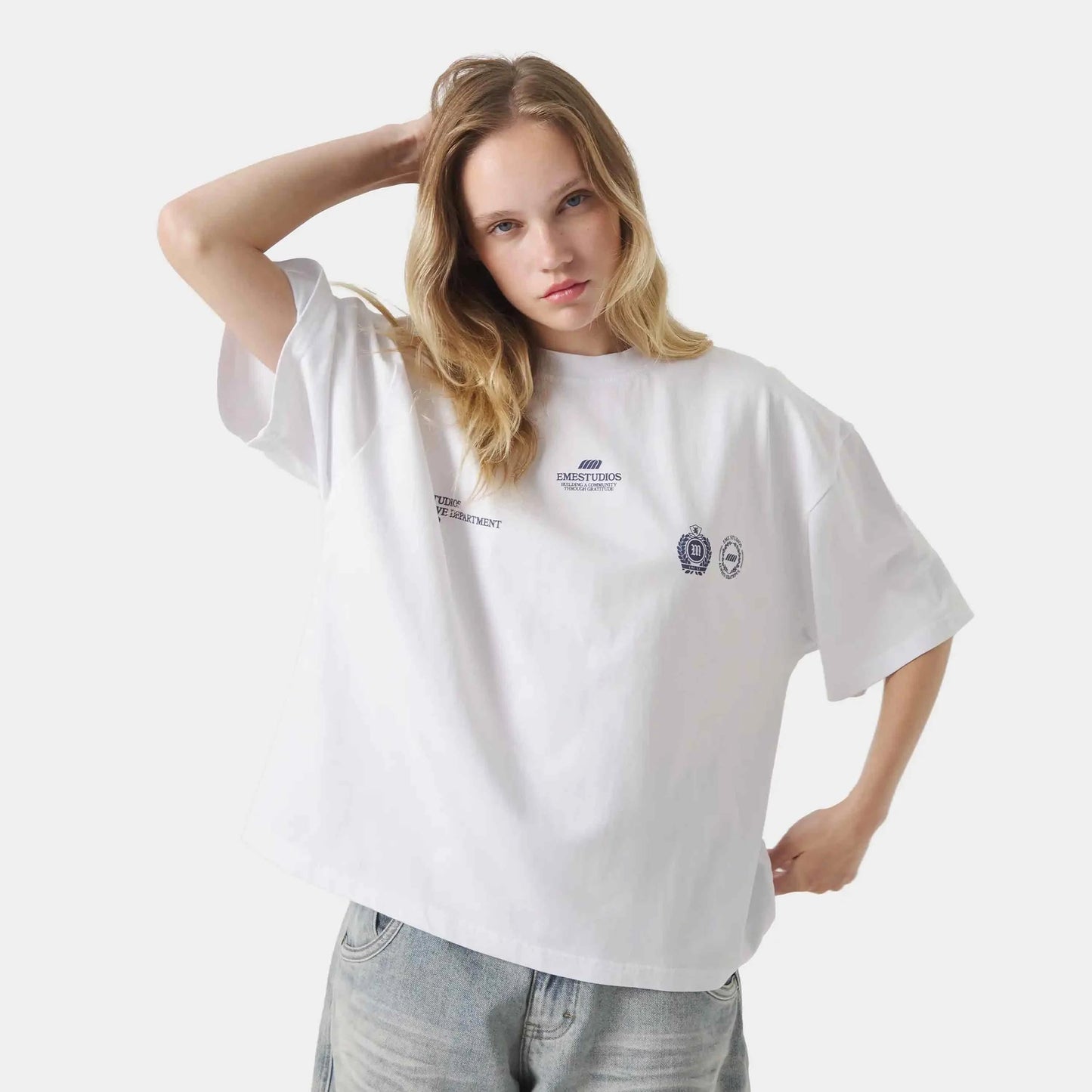 Chancellor Pearl Oversized Tee