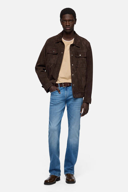 Modern Straight Game - Suede Espresso