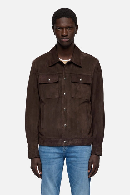 Modern Straight Game - Suede Espresso