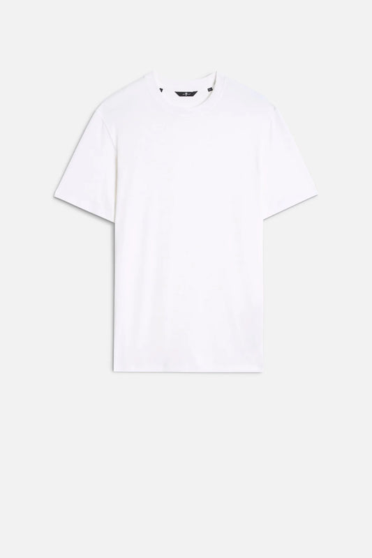 Crewneck  s/s tee -white