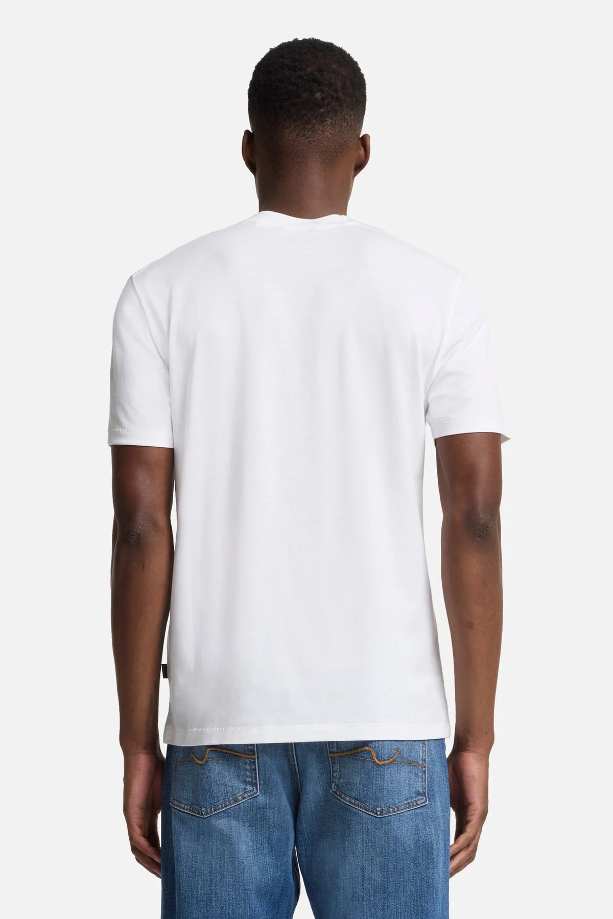 Crewneck  s/s tee -white