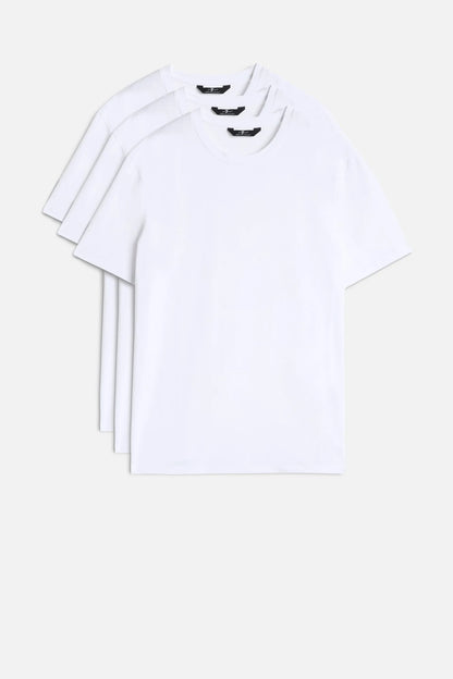 3 Pack Luxe SS TEE - White