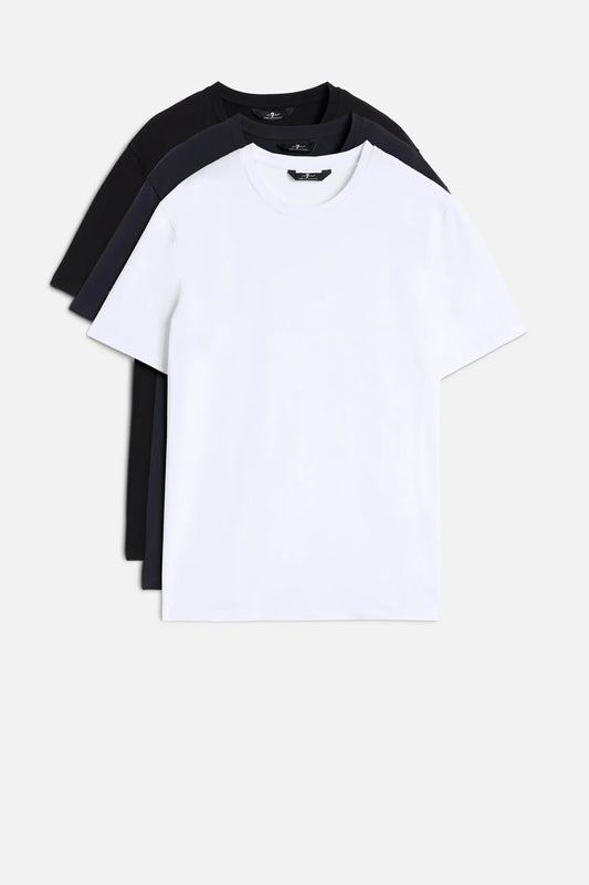 3 Pack Luxe SS Tee - Multi