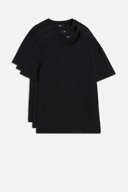 3 Pack Luxe SS Tee- Black