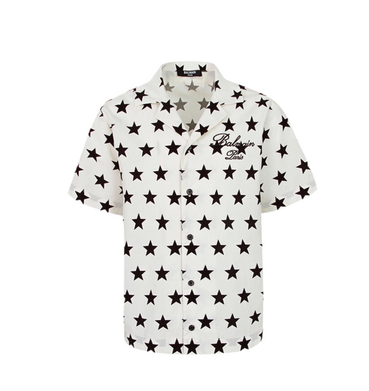Camisa Beige Estrellas