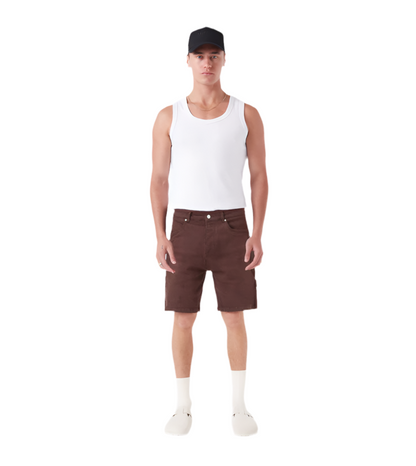 Zanerobe Carpenter Denim Short Dk Chocolate
